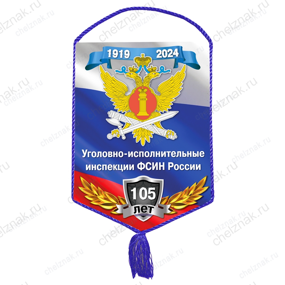 Вымпел «105 лет Уголовно-исполнительным инспекциям ФСИН России»