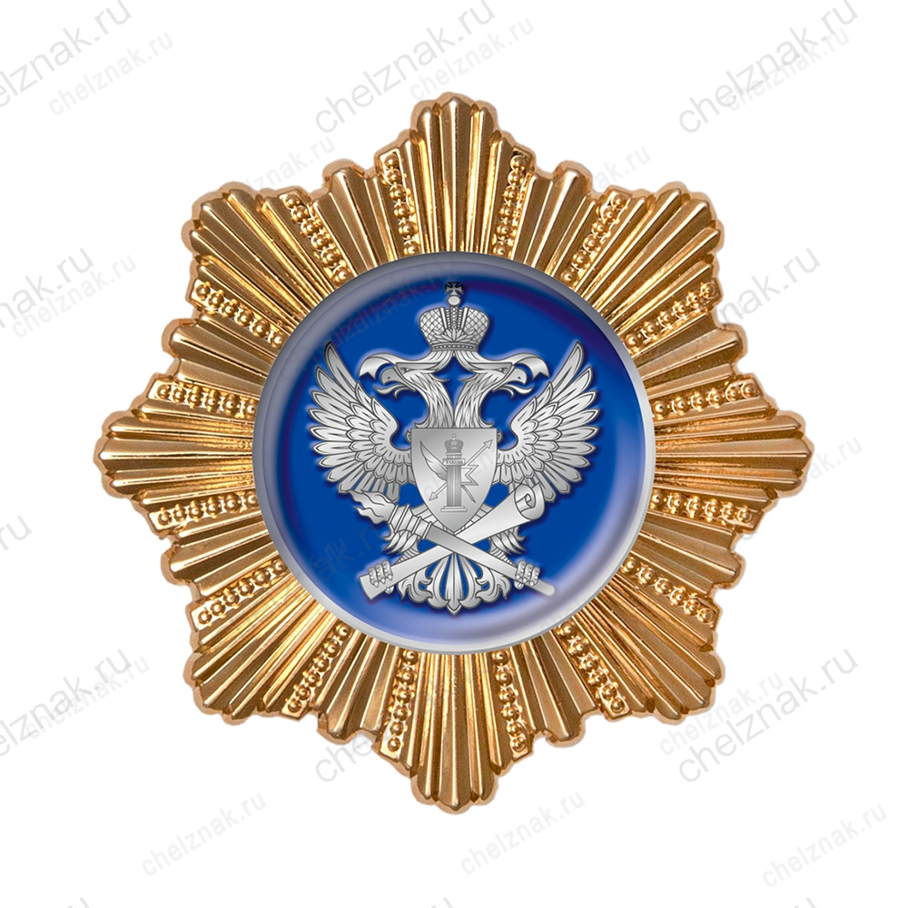 Знак двухуровневый «Роскомнадзор» с бланком удостоверения