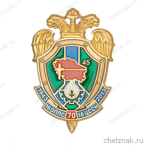 Знак «70 лет 16 центру ССН г. Невинномысск»