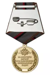 Реверс награды Медаль «24-й отдельный РЭП ЦВО»