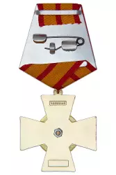 Реверс награды Знак на колодке «375 лет пожарной охране» с бланком удостоверения
