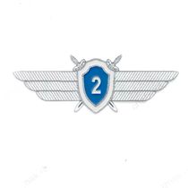 Нагрудный знак военных следственных органов СК РФ «Квалификационный класс» 2 класс