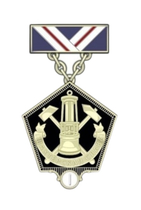 Нагрудный знак Министерства энергетики РФ «Шахтерская слава» I степени