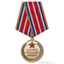 Медаль пожарной охраны «За отличие в ветеранском движении» с бланком удостоверения