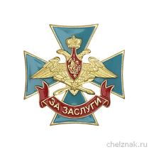 Знак МО РФ «За заслуги» ВКС