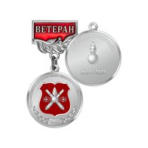 Медаль «Ветеран подразделений артиллерийско-технического обеспечения ВНГ РФ» с бланком удостоверения