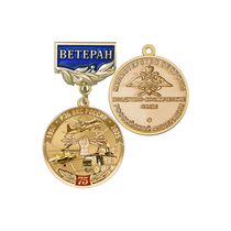 Медаль «Ветеран РЭБ ВКС России» с бланком удостоверения