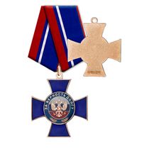 Знак органов правопорядка «За верность долгу» с бланком удостоверения