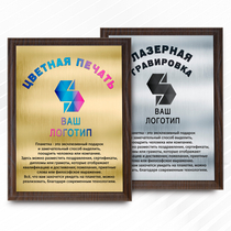 Наградная плакетка (прямоугольная)