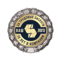 Знак «10 лет в компании. За трудовые заслуги»