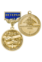 Медаль «Ветеран штурманской службы ВВС» с бланком удостоверения