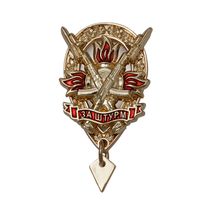 Знак квалификационный «За штурм» с бланком удостоверения