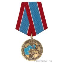 Медаль «30 лет вывода войск из Афганистана (Ветеран)» с бланком удостоверения