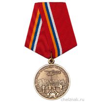 Медаль «Участнику ликвидации пожаров в 2010 году» с бланком удостоверения