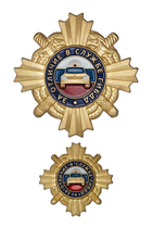 Знак «За отличие в службе ГИБДД» I ст., комплект с бланком удостоверения