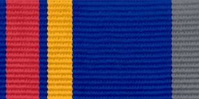 Лента к медали 15643 «100 лет транспортной полиции МВД России»