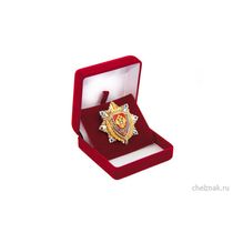 Футляр велюровый под знак, красный (квадратный, 75*63)