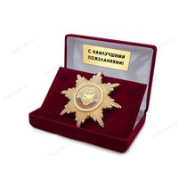 Орден с гербом муниципалитета, футляром и табличкой А008