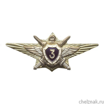 Нагрудный знак МО России «Классный специалист» III класса старого образца
