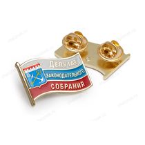 Значок «Депутат законодательного собрания Ленинградской области»