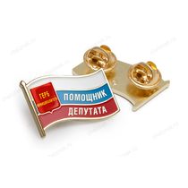 Значок «Помощник депутата» с гербом муниципалитета