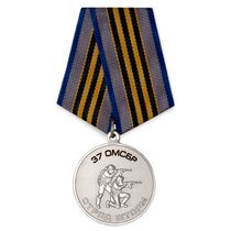 Медаль «Отряд "Шторм" 37-й ОМСБр» с бланком удостоверения