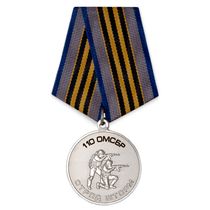 Медаль «Отряд "Шторм" 110-й ОМСБр» с бланком удостоверения