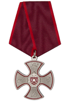 Знак на колодке «252-й МСП. За активные наступательно-оборонительные действия»