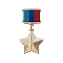 Медаль «Золотая звезда Героя ЛНР», муляж
