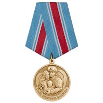 Медаль «Семье защитника Отечества» с бланком удостоверения