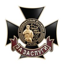 Знак «За заслуги. Отряд "Буран"» с бланком удостоверения