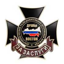Знак «За заслуги. Отряд "генерала Дмитрия Карбышева"» с бланком удостоверения