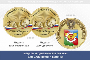 Медаль «Родившимся в Грязях»