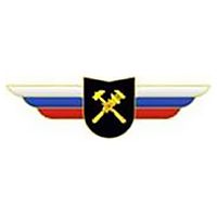 Должностной знак командира главного центра (отряда) топографической службы ВС РФ №124