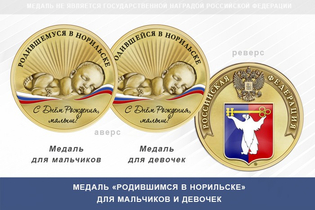 Медаль «Родившимся в Норильске»