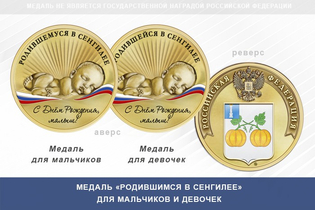 Медаль «Родившимся в Сенгилее»
