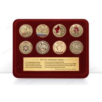 Коллекция медалей «375 лет пожарной охране»