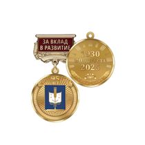 Медаль «95 лет Стерлибашевскому району Республики Башкортостан. За вклад в развитие» с бланком удостоверения
