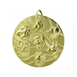 Медаль собаки №95238, d50 мм