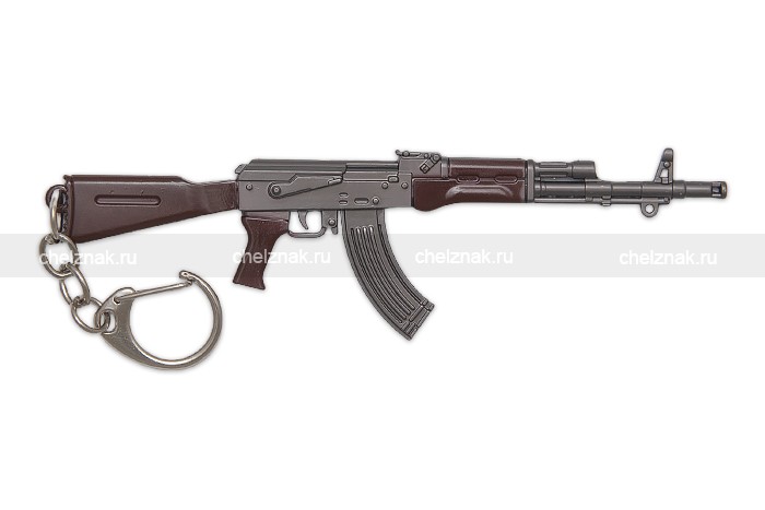 Реверс награды Металлический брелок с подвеской «АК-47» 120 мм