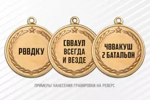 Медаль «Выпускнику военного училища ВДВ МО РФ» с бланком удостоверения, дополнительное фото 1