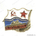 Знак фрачный малый «За дальний поход», СССР, надводный флот