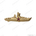 Знак «Командир корабля РФ» (золотистый)