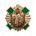 Знак с якорем «105 лет пограничным войскам» с бланком удостоверения