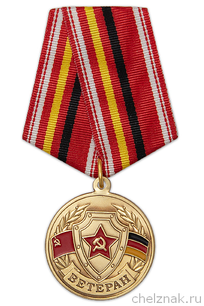 Медаль «Ветеран ГСВГ» с бланком удостоверения