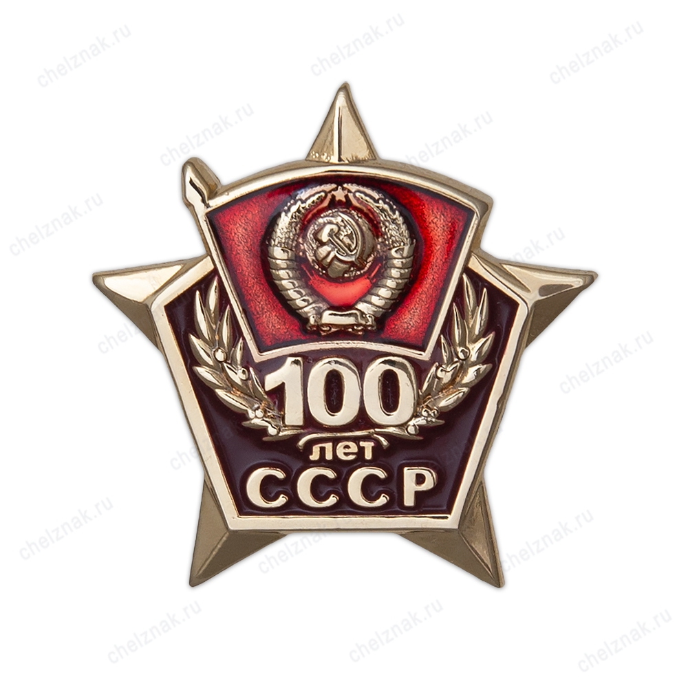 Значок «100 лет СССР»