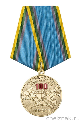 Медаль «100 лет штурманской службе ВВС России»