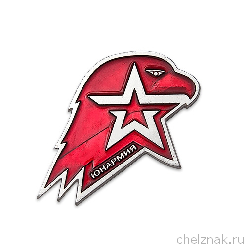 Значок «Юнармия» (малая эмблема, 34*34 мм)