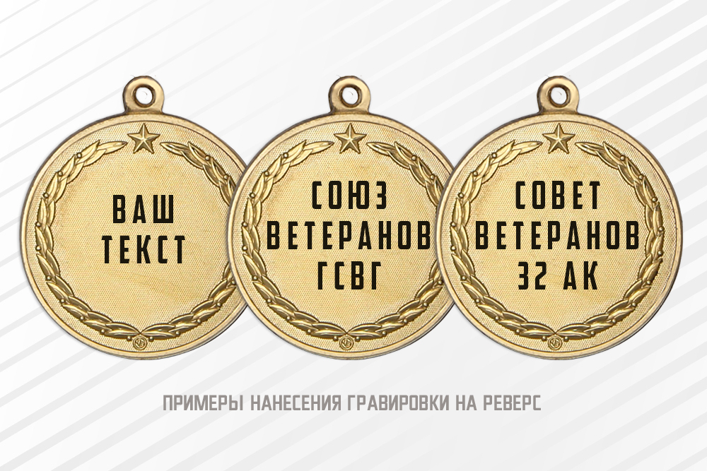 Медаль «За развитие и поддержку ветеранского движения» с бланком удостоверения, дополнительное фото 1