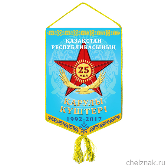 Вымпел «25 лет ВС Республики Казахстан»